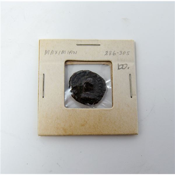 286-305CE MAXIMIAN ROMAN BRONZE COIN