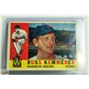 Image 1 : 1960 TOPPS RUSS KEMMERER BASEBALL CARD
