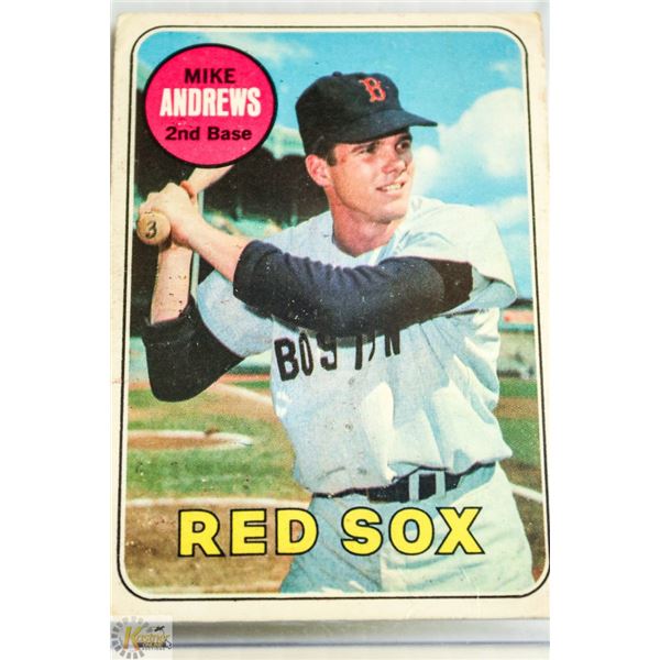 1969 TOPPS MIKE ANDREWS BASEBALL CARD