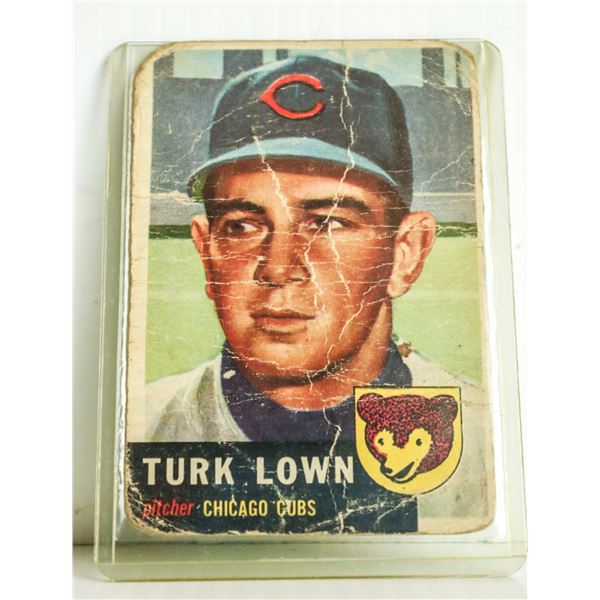 1953 TOPPS TURK LOWN BASEBALL CARD