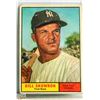 Image 1 : 1961 TOPPS BILL SKOWRON BASEBALL CARD