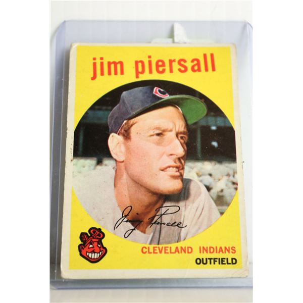 1961 TOPPS JIM PIERSALL BASEBALL CARD