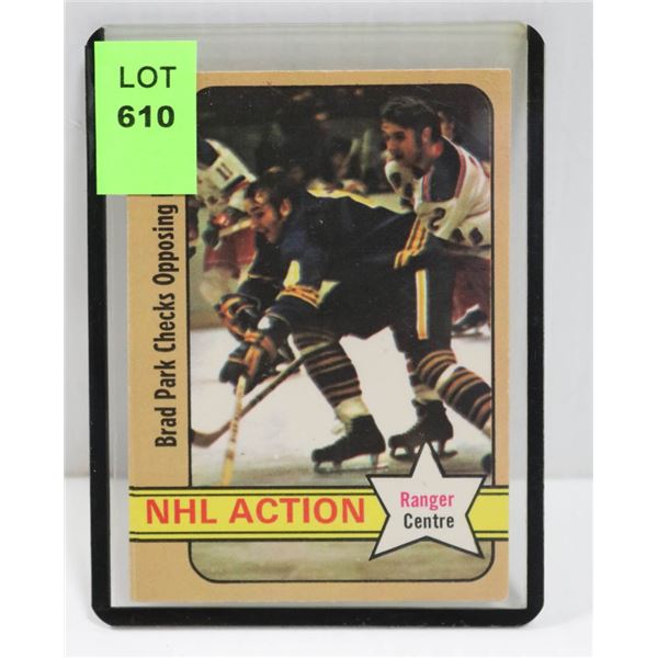 1972-73 OPC BRAD PARK HOCKEY CARD 85