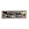 Image 1 : ANTIQUE SILVER BACKED OPTOMETRIST SIGN CIRCA 1920