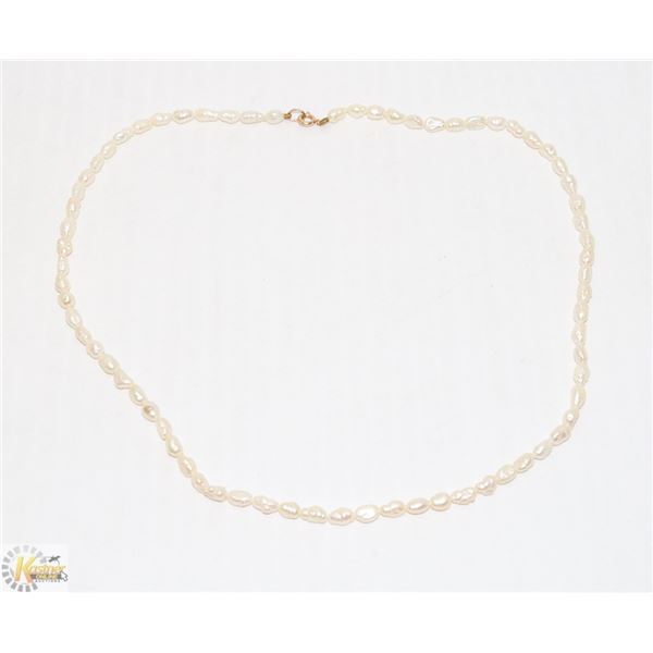 FRESHWATER PEARL NECKLACE 16"