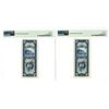 Image 2 : Bank of Taiwan. 1950 "Kinmen" Branch High Grade Sequential Pair Banknotes.