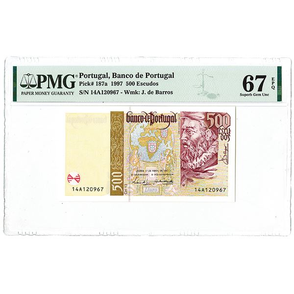 Banco de Portugal. 1997. Issued Note.