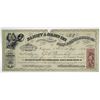 Image 1 : Bajazet & Golden Era Consolidated Gold & Silver Mining Co. 1864 I/U Stock Certificate