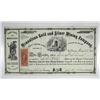 Image 1 : Manaolana Gold and Silver Mining Co. 1863 I/U Stock Certificate