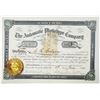 Image 1 : Automatic Phototype Company of New York and New Jersey 1891 I/U Stock Certificate