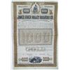 Image 1 : James River Valley Railroad Co. 1886 Specimen Bond Rarity