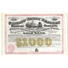 Image 1 : Chicago and North Western Railway Co., Menominee Extension, 1871 Unlisted Railroad $1000 Specimen Bo