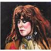 Image 1 : ORIG LG PORTRAIT PAINTING OF A 1980'S WOMAN #1673400