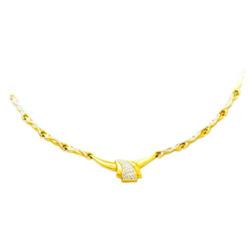 14k gold brilliant necklace #1673402