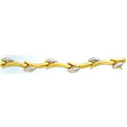 14K Gold Charming Bracelet #1673406