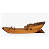 Old Chinese Export  Wood Boat Ship  #1673627