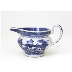 19C Chinese Export Blue & White Pitcher Creamer#1673645