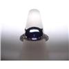 Image 1 : Estate Designer Iolite Diamond White Gold Ring #1673689