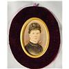 Image 1 : 19th Century Miniature in Velvet Frame. #1687158