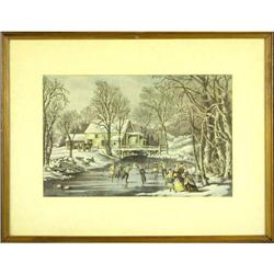 Currier and Ives, ?Winter Pastime? reprint #1699808