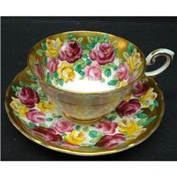 TUSCAN CUP & SAUCER LUSH ROSES #1699954