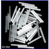 Image 1 : 1500 VINT  ICE FROST GLASS TUBE BEADS 25 mm #1700158