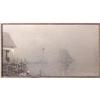 Image 1 : ORIG OIL PAINTING FOG SHROUDED HARBOR #1700420