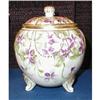 Image 1 : NIPPON Biscuit JAR Violets Moriage -ANTIQUE- #1700471