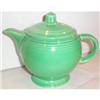 Image 1 : Green VINTAGE  Fiesta Footed Tea Pot #1700491