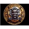 Image 1 : DRAMATIC BAcchus HUGE jewel locket Brooch #1700581