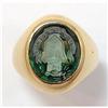 Image 1 : Peridot intaglio ring #1700783