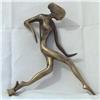 Image 1 : Art Deco Bronze Dancer Lady Figure #1714831