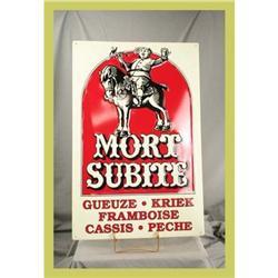 Barware Advertisement Sign Mort Subite Beer #1774326
