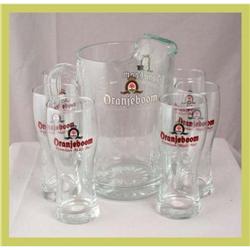 Dutch Barware Beer Glasses & Pitcher Set #1774327