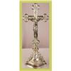 Image 1 : French Religious Crucifix Standing Ornate Jesus#1774330