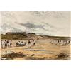 Etching Sports/Pastimes Hockey on the Beach, #1774384