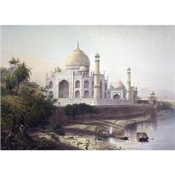 Etching Topographical/Maps Taj Mahal #1774505