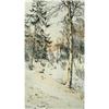 Image 1 : Etching Views/Landscapes Forest Snow #1774661