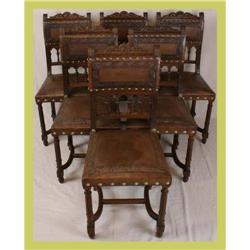 Antique French Neo-Renaissance Chairs Carved #1774680