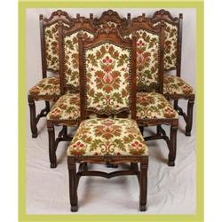 French Neo-Renaissance Chairs Carved Mahogany #1774705