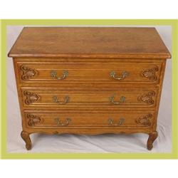 French Louis XV Chest of Drawers Carved Oak #1774719