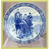 Image 1 : Blue Delft Plate Transferware Royal Sphinx Boch#1774883