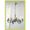 Image 1 : Lighting Chandelier Brass 8-Arm #1774900