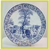 Image 1 : Blue Delft Plate Chemkefa Winter Scene Ceramic #1774961