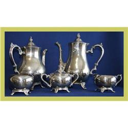 Kitchenware Tea Set Silver Plate #1774979