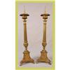 Image 1 : Antique French Religious Candlesticks Trinity #1774989