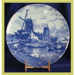 Blue Delft Plate Ceramic Faience #1774993