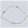 Image 2 : Yellow Gold Heart Charm Bracelet