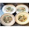 Image 1 : 4 x Courier & Ives 8" Four Seasons collector plates