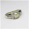 Image 3 : Brilliant Fancy Yellow and White Diamond Ring